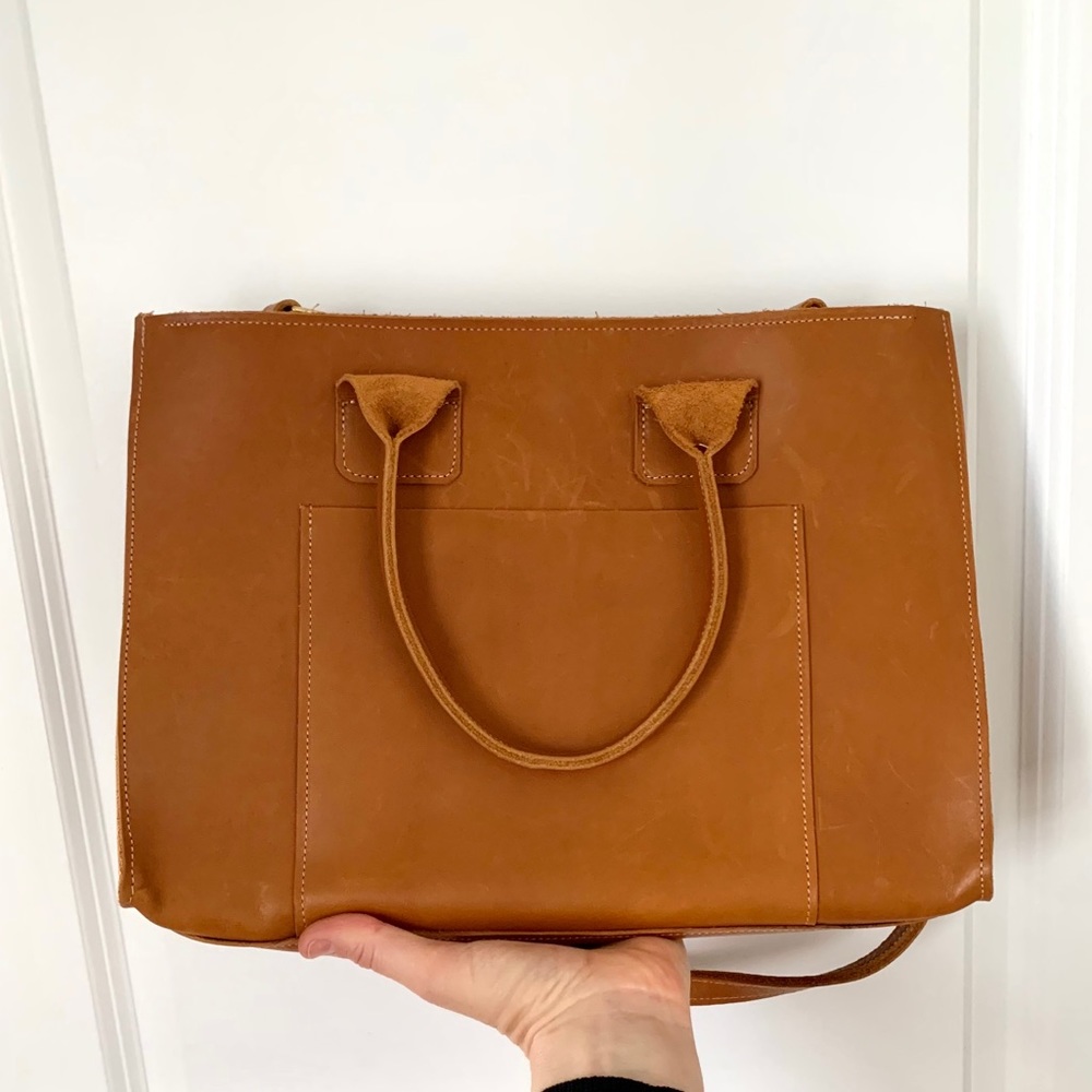 Bubo Handmade Artisan Leather Tote Bag